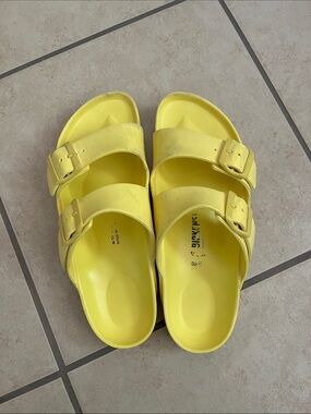 Birkenstock Yellow Double-Strap EVA Sandals